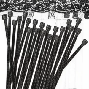 CHINEE Reusable Nylon PA66 Self-locking Zip Ties 4.8*200mm Releasable Eco-Friendly Electrical Cable Ties CE Certified
