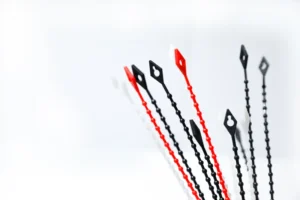 CHINEE Reusable Release Repeated Use Nylon Beaded Cable Ties