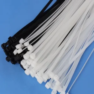 CHINEE Reusable Self Locking Nylon Plastic Shell Bendable Cable Ties with Iron Core for Industrial Use 0.75*80 250mm