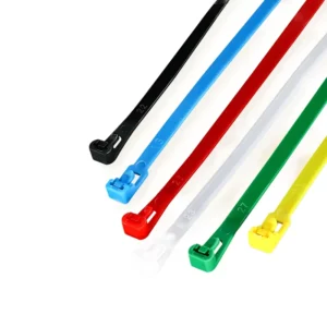 CHINEE Reusable Zip Ties 8 Inch Heavy Duty Outdoor UV Resistant Releasable Colorful Nylon Cable Ties Heavy Duty Indoor