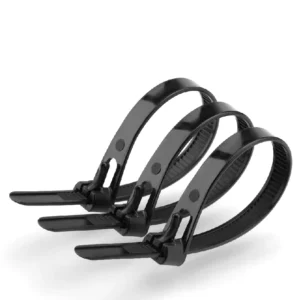 CHINEE Reusable Zip Ties Cable Straps Nylon Zip Wire Customized Size Colorful Self Locking Plastic Cable Tie Releasable