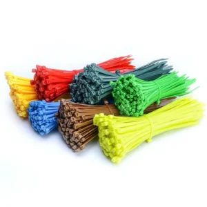 CHINEE RoHS CE Certified Nylon 66 Cable Tie High Tensile Strength Self Locking Flame Retardant Heat Resistant 4.8mm Width 200mm Length