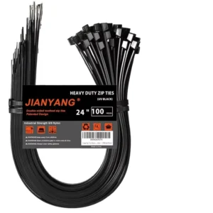 CHINEE RunQi Self Locking Nylon 66 Zip Tie 500mm Length 2.5mm Width for Industrial & Electrical Applications