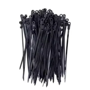 CHINEE Screw Hole Nylon Cable Ties Multipurpose Heavy Duty Adjustable Self-locking Cord Ties Organizer Straps DIY Fastening Loop