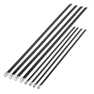 CHINEE Self Locking Eco Friendly PVC Plastic Coated 304 Stainless Steel Industrial Use Cable Tie