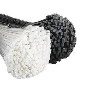CHINEE Self Locking Nylon 66 Cable Tie Heavy Duty Plastic Zip Tie Black White Multi Sizes for Wire Cable Management
