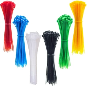 CHINEE Self Locking Nylon 66 Cable Ties Black Plastic Zip Tie Wraps High Quality Durable Factory Direct Fastening Straps