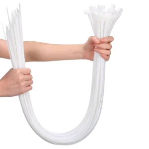 CHINEE Self Locking Nylon 66 UV Resistant Zip Ties Nylon Cable Ties 3.6x300mm for Electrical Industrial Cable Management