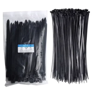 CHINEE Self Locking Nylon Cable Ties Plastic Zip Ties for Electrical Wire Management Flexible PA66 Cable Tie Industrial Fastening