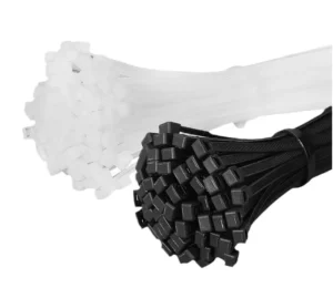 CHINEE Self Locking Nylon Cable Ties White & Black Colors Industrial Use