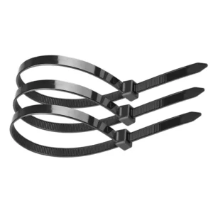 CHINEE Self-Locking Nylon PA66 Cable Ties Black White CE ROHS Certified -25~+85 Bulk Electrical Use
