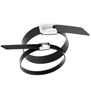 CHINEE Self Locking Stainless Steel with PVC Coating Cable Tie