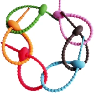 CHINEE Silicone Cable Ties Twist Tie Organizer Silicone