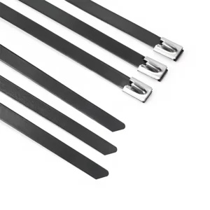 CHINEE Ss304 Self Locking Silvery White Smooth Stainless Steel Cable Tie