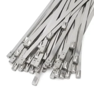 CHINEE Stainless Steel Cable Ties Fasten Cable Tie Heat Resistant Heavy Duty Multifunctional Self Locking Zip Tie Clamps