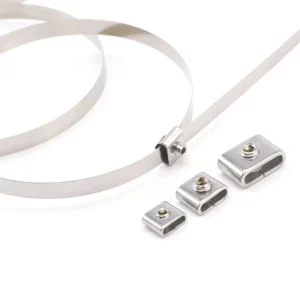 CHINEE Stainless Steel Releasable Self Locking Cable Tie 4.6x200mm for Electrical Applications