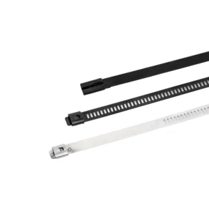 CHINEE Stainless Steel Uncoated Epoxy Coated Metal Cable Tie Ladder Single Barb Lock INGFA YFD for Electrical Cables 60~+150C