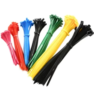 CHINEE Standard Size Nylon 66 Self Locking Durable Non Releasable Cable Ties 200mm X 3.6mm 40~+85 for Secure Fastening