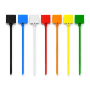 CHINEE Stop Wiring Chaos 4*200mm Precision Identification Ties for Complex Server Racks & Industrial Power Panels
