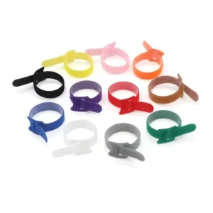 CHINEE T-type Reusable Fastening Cable Tie Adjustable Cord Tie Nylon Cable Management Straps Hook Loop Cord Organizer Wire Ties