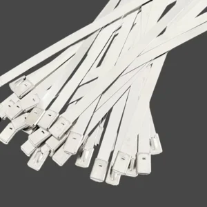 CHINEE Tensile White Cable Ties Stainless Steel Banding 304 316 Self Locking Ball Shaped Kaiyue CT SL S 12 60~+550