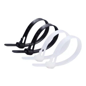 CHINEE Transparent Removable Fixed Adjustable Nylon 6 Plant Tying Cable Ties with Loose fit Buckle