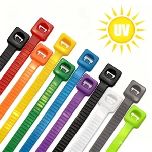 CHINEE UV Resistant Heavy Duty Nylon 66 Self Locking 200mm 250mm Eco Friendly Outdoor Cable Zip Ties