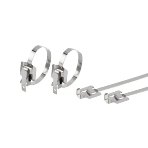 CHINEE Uncoated Corrosion Resistant Lock Type Cable Tie stainless steel releasable cable tie