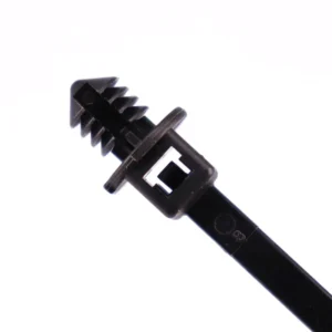 CHINEE Universal Heavy Duty Nylon Push Mount Cable Zip Tie Self Locking UV Resistant Strap 5 Popular Sizes for Indoor Wire Tying Auto