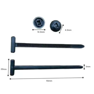 CHINEE Upgraded Black Nylon UV Resistant Zip Ties Heavy Duty Self Locking Cable Tie Buckle for Car Repairs Universal Cable Tie