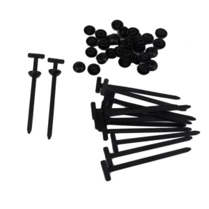 CHINEE Upgraded Nylon Universal Cable Tie Buckle Heavy-Duty Self-Locking UV-Resistant Black Zip Ties for Car Repairs