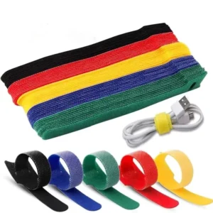 CHINEE Velcroes Cable Ties Hook and Loop Fastener Hook and Loop Cable Tie Tape Velcroes Elastic Strap