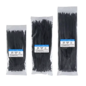CHINEE White Nylon Cable Ties Self Locking Plastic Cords for Organization and Management