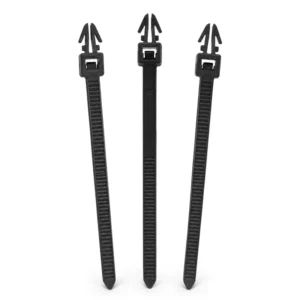 CHINEE Winged Push Mount Cable Ties for Panel Mounting Auto Electrical Wiring Clips Vibration Resistant Fasteners