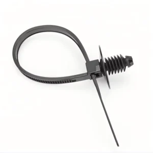 CHINEE X171 Fir Tree Type Cable Ties 5*170mm Nylon Push Mount Zip Ties for 0.6-7mm Plate Thickness & 6.8-8.2mm Hole Diameter