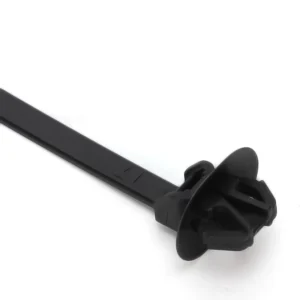 CHINEE X23 Push Mount Zip Ties 5.5*160mm Nylon PA66 Cable Ties for 7*12mm Oval Hole Board Thickness 0.3 3.2mm