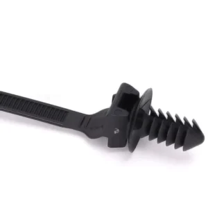 CHINEE X29 Self Locking Nylon 66 Fir Tree Head Zip Ties 5.5*100mm Christmas Tree Push Mount Aperture 6.5 7.2mm Plate Thickness 0.3 8mm