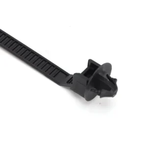 CHINEE XG X25 Push Mount Self Locking Nylon 66 Arrowhead Zip Ties 6.3x168mm Fire Rating 94V 2 40~+120 for Hole 7.3 8.5mm Plate