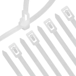 CHINEE XINGO 4.8*200MM 100PCS Nylon Releasable Tie Wraps Zip Toes Reusable for Garden Plant Secure Vine Home Office Use -40~+85