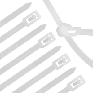 CHINEE XINGO Industrial 4.8x300mm Reusable Nylon Releasable Zip Ties 100PCS Electrical Cable Management Fasteners 40~+85
