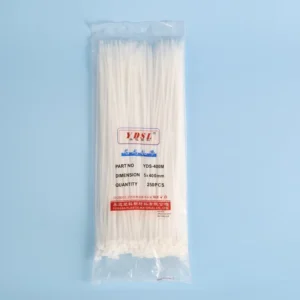 CHINEE YDSL Nylon Cable Ties for Wire Management 5mm Cable Strap Self Locking Cable Tie Wraps 400mm Nylon 66 UV