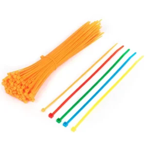 CHINEE 10 Inch Miniature Self Locking Nylon Cable Ties 2.8x250mm 18 LB Custom Factory White Black Red Yellow Blue Green Plastic Zip Tie