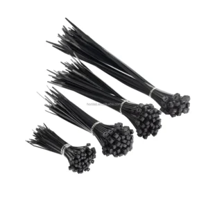 CHINEE 100 Blue Black Color High-Strength Cable Zip Ties Heavy Duty UV Resistant UL 4″ 6″ 8″ 10″ 12″ 15″ 18″ 24″ & 36″