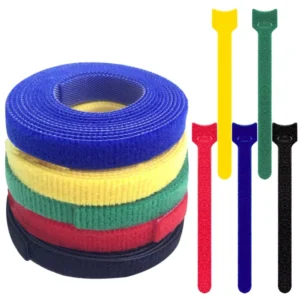 CHINEE 100% Nylon Eco-Friendly Self-Adhesive Double Sided Hook and Loop Cable Tie for Shoes Bags Medical Equipment