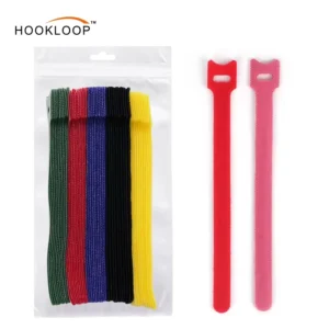 CHINEE 100 PCS Reusable Cable Ties Adjustable Cord Straps Wire Organizer Cord Wrap and Hook Loop Cable Management Strap