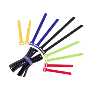 CHINEE 100 PCS Reusable Eco Friendly Nylon Cable Ties Adjustable Cord Wraps & Straps Hook Loop Organizer