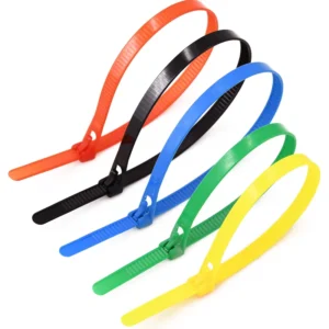 CHINEE 100 Piece Strong Self Locking Nylon Cable Tie Pack Heavy Duty Plastic Zip Ties Wraps that Never Break Fasteners