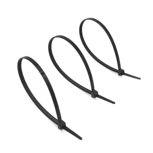 CHINEE 100mm 150mm 200mm 250mm 300mm Black White Nylon Cable Ties 500PCS