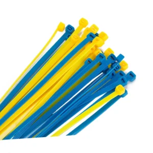 CHINEE 100mm Self-Locking Nylon Cable Ties White Black Colorful Adjustable Plastic with RoHS Certification Pack of 100pcs