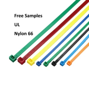 CHINEE 100pcs 12in 4.8*300MM Colorful Plastic Strip Cable Zip Ties Nylon Self-Locking UV Resistant Nylon Zip Ties